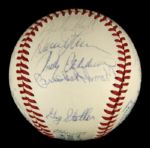  1970 Baltimore Orioles Team signed Spalding OAL Cronin Baseball (25 signatures) 