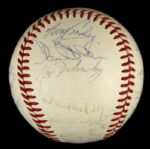  1970 Baltimore Orioles Team signed Spalding OAL Cronin Baseball (25 signatures) 