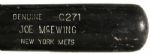 2000-02 Joe McEwing New York Mets Autographed Louisville Slugger Professional Model Game Used Bat (MEARS A10)