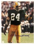 1990s Lionel Aldridge & Willie Wood Green Bay Packers Signed 8" x 10" Photo - JSA Sticker 