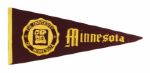 1960s-70s College Football Full Size Pennant Collection Incl. Many Rose Bowl Wisconsin Purdue MSU Indiana (Lot of 15)