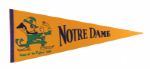 1960s-70s College Football Full Size Pennant Collection Incl. Many Rose Bowl Wisconsin Purdue MSU Indiana (Lot of 15)