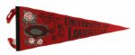 1960s-70s College Football Full Size Pennant Collection Incl. Many Rose Bowl Wisconsin Purdue MSU Indiana (Lot of 15)