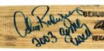 2003 Alex Rodriguez Texas Rangers MVP Season Autographed Louisville Slugger Professional Model Game Used Bat (MEARS A9) w/Rodriguez LOA 