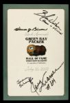 1980s-2000s Packer Hall of Fame Program & Other Team Related Publications 