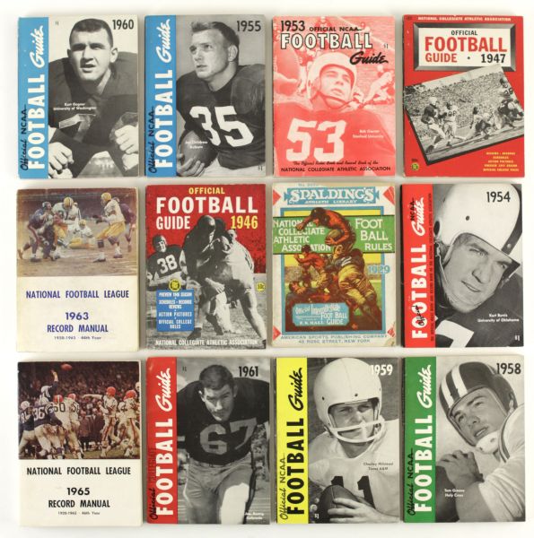 1929-67 College & NFL Football Guide (Lot of 26)