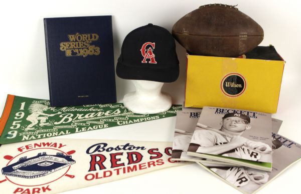 1960s-90s Baseball & Football Memorabila 