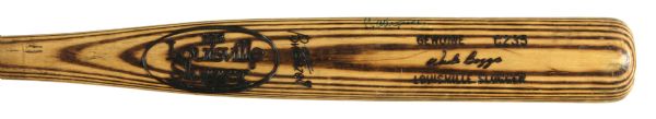 1984 Wade Boggs Boston Red Sox Autographed Louisville Slugger Professional Model Game Used Bat (MEARS A7.5)