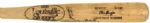 1980 Chris Bourjos San Francisco Giants Louisville Slugger Professional Model Game Used Bat (MEARS A6) Autographed by Willie Stargell 