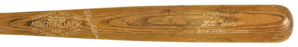 1961-63 Gil Hodges New York Mets Adirondack Professional Model Team Index Bat (MEARS A7.5)