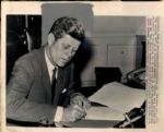 1960-63 John F. Kennedy John Rogers Collection Archives Original Photos (MEARS LOA) - Lot of 21