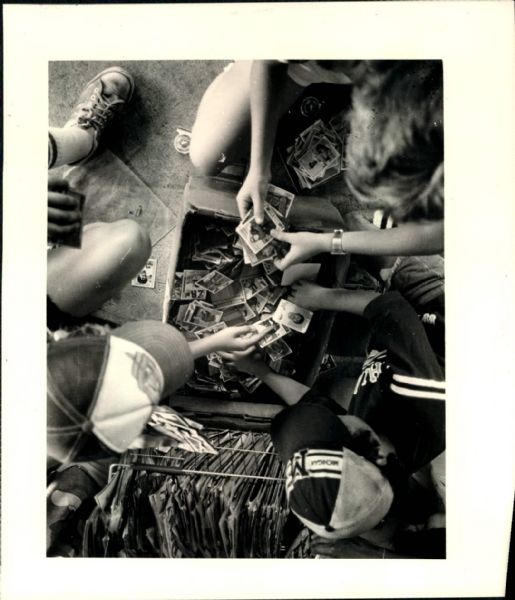 1978-80 Card Shows Early Days of the Hobby "TSN Collection Archives" Original 8" x 10" Photos (Sporting News Collection Hologram/MEARS LOA) - Lot of 3