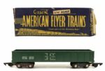 1940 circa Gilbert American Flyer Train 3/16" Scale Model Condola Car - In Original Box 