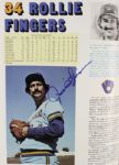 1982 Milwaukee Brewers Multi-Signed Yearbook w/12 Sigs. Incl. Bud Selig Pete Vuckovich Paul Molitor - JSA 