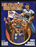 1983 Milwaukee Brewers Signed Team Yearbook w/15 Sigs. Incl. Selig Vuckovich Yount Molitor Fingers Sutton  - JSA 