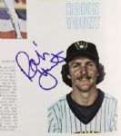 1983 Milwaukee Brewers Signed Team Yearbook w/15 Sigs. Incl. Selig Vuckovich Yount Molitor Fingers Sutton  - JSA 