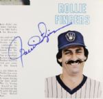 1983 Milwaukee Brewers Signed Team Yearbook w/15 Sigs. Incl. Selig Vuckovich Yount Molitor Fingers Sutton  - JSA 