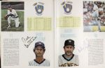 1983 Milwaukee Brewers Signed Team Yearbook w/25 Sigs. Including Marshall Edwards Bud Selig Paul Molitor - JSA 