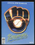 1990 Milwaukee Brewers Signed Team Yearbook w/6 Sigs. Incl. Bud Selig (2) Robin Yount - JSA 