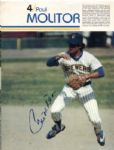 1982-84 Milwaukee Brewers Signed Memorabilia - Lot of 3 - Featuring Hank Aaron Paul Molitor Bud Selig Wayne Embry - JSA 