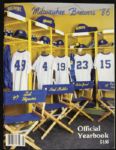 1986 Milwaukee Brewers Signed Team Yearbook w/4 Sigs. Incll. Robin Yount Bud Selig Paul Molitor - JSA