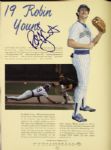 1986 Milwaukee Brewers Signed Team Yearbook w/4 Sigs. Incll. Robin Yount Bud Selig Paul Molitor - JSA