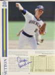 1984 Milwaukee Brewers Signed Team Yearbook w/15 Sigs. Incl. Robin Yount Paul Molitor Pete Vuckovich Bud Selig- JSA 