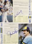1984 Milwaukee Brewers Signed Team Yearbook w/15 Sigs. Incl. Robin Yount Paul Molitor Pete Vuckovich Bud Selig- JSA 