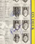 1984 Milwaukee Brewers Signed Team Yearbook w/15 Sigs. Incl. Robin Yount Paul Molitor Pete Vuckovich Bud Selig- JSA 