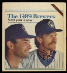 1989 Robin Yount & Paul Molitor Milwaukee Brewers Signed Newspaper Publications - JSA 