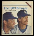 1989 Robin Yount & Paul Molitor Milwaukee Brewers Signed Newspaper Publications - JSA 