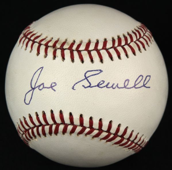 1984-90 Joe Sewell Cleveland Indians Single Signed OAL (Brown) Baseball - JSA 