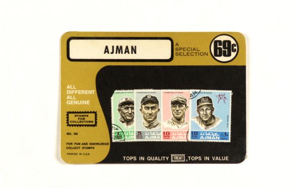 1969 Ajman Champions of Sport Stamp Set 