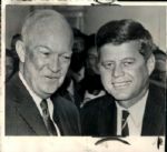 1958-62 Dwight D. Eisenhower John F. Kennedy "John Rogers Collection Archives" Original Photos (MEARS LOA) - Lot of 16