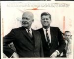 1958-62 Dwight D. Eisenhower John F. Kennedy John Rogers Collection Archives Original Photos (MEARS LOA) - Lot of 16
