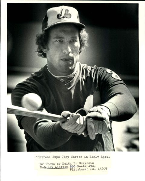 1978-90 Gary Carter Expos/Mets/Dodgers/Giants "TSN Collection Archives" Original 8" x 10" Photos (Sporting News Collection Hologram/MEARS LOA) - Lot of 21