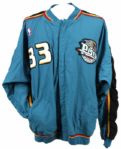 1996-97 Grant Hill Detroit Pistons Game Worn Pre-Game Jacket (MEARS LOA)
