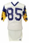 1980-84 Jack Youngblood Los Angeles Rams Game Worn Road Jersey (MEARS A8)