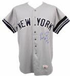 1979 Luis Tiant New York Yankees Game Worn Road Jersey –restored number (Steiner/MEARS LOA)