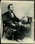 1910's-50's Abraham Lincoln John Rogers Collection Archives Original Photos (MEARS LOA) - Lot of 37