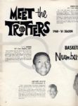 1959-60 Harlem Globetrotters Program w/ '60-61 Team Insert