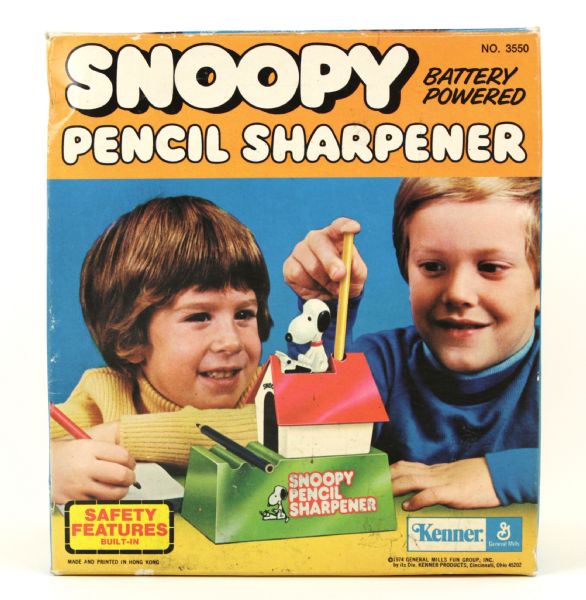 1973 Snoopy Peanuts Character Pencil Sharpener (MIB) 