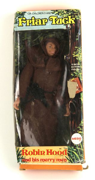 1974 Friar Tuck Robin Hood and his merry men MEGO Type 1 8" MOC Action Figure 