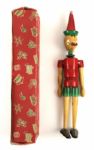 1950s-60s Pinocchio Fama Piiele Toys Wooden Figure 