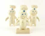 1971 Pillsbury Doughboy 7" Vinyl - Lot of 4 One With Stand