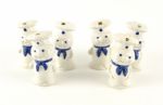 1972 Pillsbury Doughboy 3 1/2" Salt & Pepper Shaker (Three Sets) 