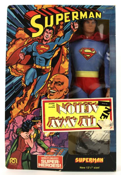 1977 Superman 12 1/2" Action Super Heroes MOC 