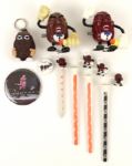 1980s California Raisins Collection - Figures Pencils Pinback Button Watch Set 
