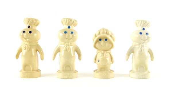 1974 Pillsbury Doughboy Salt & Pepper Shaker (4 Total) 