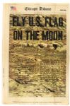 1969  Chicago Tribune Man on the Moon Special Souvenir Supplement & Poster 